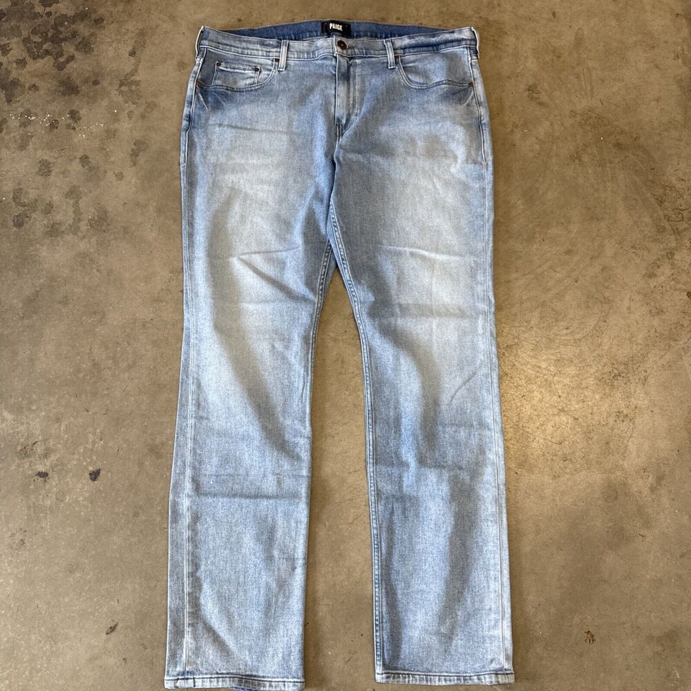 PAIGE Federal Light Blue Straight Men Jeans